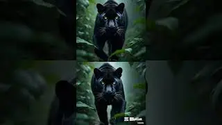 Majestic Black Panther Walking in Slow Motion | AI Generated #Shorts #ai #aivideo