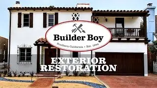 A 1930 Spanish Revival Home Exterior Restored - Watch Now!