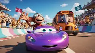  Monkey Car vs Elephant Truck &ndash; कौन जीतेगा ये मस्ती भरी रेस?🐵🚗🐘