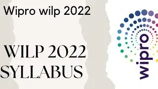 #04 WIPRO WILP 2022 SYLLABUS || ONLINE ASSESMENT SYLLABUS ....................!!!!!!ALL THE BEST