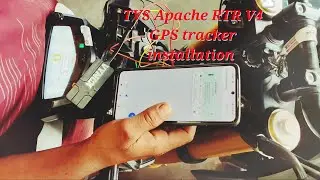 TVS Apache RTR V4 GPS tracker installation full video #gps #trecker #tvs #installation #dumka #full 