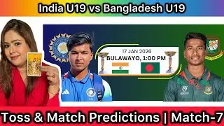 India U19 vs Bangladesh U19 Match Predictions | Match-7 | ICC U19 World Cup 2026 | #indvsban 