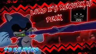 Lord X's Rework Is PEAK | Sonic.EXE: The Disaster Eclipsed 1.39v Lord X Rework Gameplay