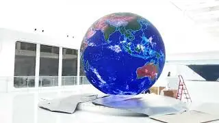 Mesmerizing 360&deg; LED Sphere | The Most Beautiful Tech I Spherical LED Display