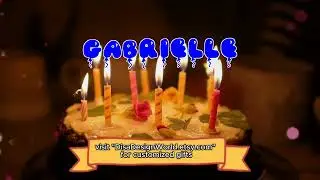 Happy Birthday GABRIELLE   Happy Birthday Song   Birthday Wishes   Birthday Party