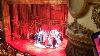 hamilton west end Reuben Joseph Final performance Curtain Call (Trevors speech)