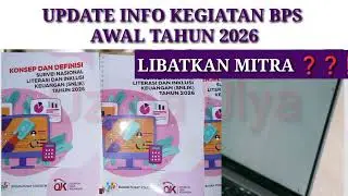UPDATE INFO KEGIATAN BPS || SNLIK 2026  ADA DI SELURUH KAB KOTA ⁉️ || LIBATKAN MITRA ‼️‼️