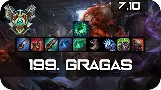 Master Gragas Jungle vs Lee Sin Season 7 s7 Patch 7.10 2017 Gameplay Guide Build Normals