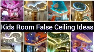 Best 100 Modern Children's Bedroom False Ceiling design & ideas for Kids room ||  Modern Interior