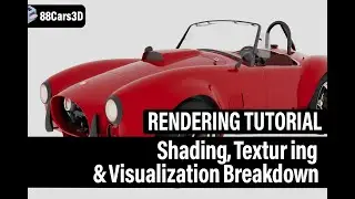 3D SUV Rendering Shading in 3ds Max with Corona for AC Cobra | Complete Tutorial Breakdown
