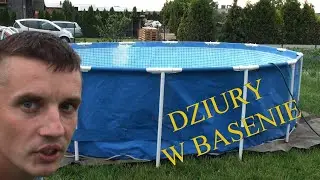 Naprawa,Łatanie,Klejenie, Dziury w Basenie Ogrodowym
