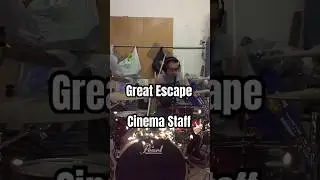 Great Escape - Cinema Staff (AOT Ending 2) #drumcover #jpop
