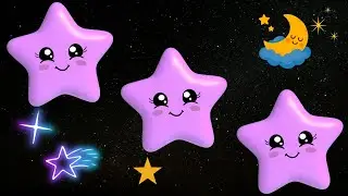 Twinkle Twinkle Little Star 🌟Galaxy Sing-Along Adventure & Soft Music | Fun Nursery Rhymes for Kids