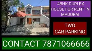 4 BHK DUPLEX HOUSE FOR RENT IN MADURAI  🏡440🏡@a-ztamil
