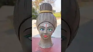 Mahadev murti making at home #shortsvideo #shortsfeed #art #shivmurti