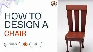 Blender Essentials: Design Your Own Chair - Easy Tutorial! #blender #3dmodeling #chair