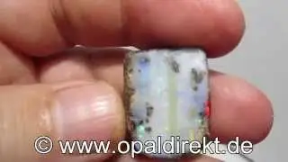 Boulderopal, Opal mit Bohrung 003077 b