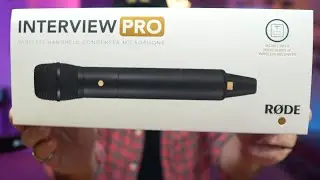 R&Oslash;DE Interview PRO Wireless Handheld Condenser Microphone with a Broadcast-grade Capsule and 32-bit