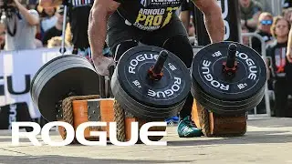 Caron Sets an Early Mark - Farmer's Walk | 2020 Arnold Pro Strongman USA Qualifier - Event 2