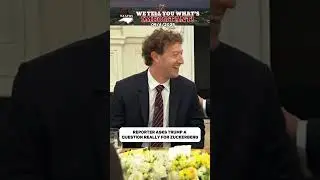 Zuckerberg put on the spotlight at Tech dinner with Trump #politics #trump #whitehouse #usa #news