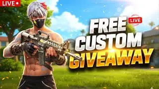 FREE FIRE LIVE CUSTOM ROOM GIVEAWAY | FF LIVE TEAM CODE GIVEAWAY | FF LIVE GIVEAWAY |@badshahxgmr