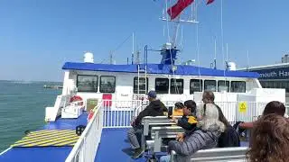 Portsmouth Harbour to the Isle of Wight ferry Ride