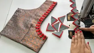 Model Blouse Neck Design | Blouse Back Neck Design | Cutting And Stitching Back Neck Blouse Design