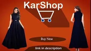 Women's Twill Tafeta Anarkali Style Gown for Girl || Karshop ||