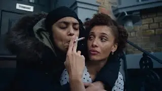 TOP BOY 4x07 / Kissing Scene &mdash; Jaq and Becks (Jasmine Jobson and Adwoa Aboah)