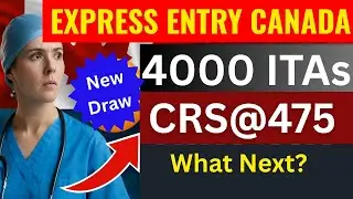 Express Entry Canada II Canada latest express entry Draw I Canada Healthcare Draw 2025 🔥 | 4000 ITAs