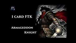 【YGOPRO】1 Card FTK (Armageddon Knight)【遊戲王ADS】