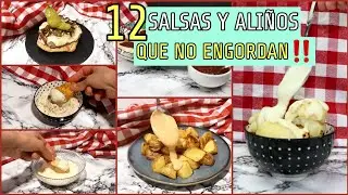 🔵 SALSAS, VINAGRETAS Y ALIÑOS Saludables Y Bajos en GRASAS. Aderezos DELICIOSOS para tus PLATOS.