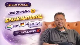 How to adapt German Naturally 🇩🇪 | Can&rsquo;t Speak German? | German Speaking Tips in Tamil | GER-MANI