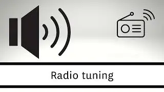 radio tuning &ndash; Sound effect