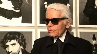 The 'little black jacket', Lagerfeld's photo show