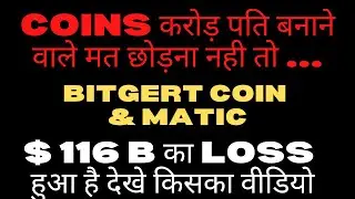 Bitgert coin news today | Matic coin | $116 B loss in 2022