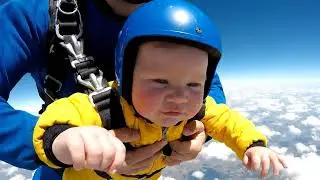 Sky Diving Baby