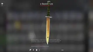 Bayonet|Lore Field Tested (.16) UNBOX!