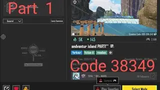 Bgmi wow Parkour map code 38349 | adventure Island (part 1) | #bgmi #pubg #pubgmobile