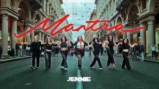 [KPOP IN PUBLIC | ONE TAKE] JENNIE (제니)  - ‘MANTRA’ Dance Cover by CLEPSYDRA CREW | Italy