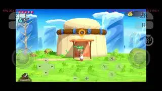 WONDER BOY ASHA IN MONSTER WORLD on Eden Emulator with Android mid-range phone