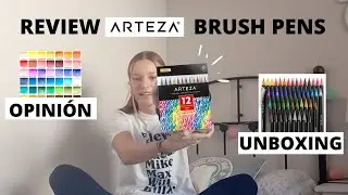 PROBANDO ARTEZA BRUSH PENS//ART REVIEW