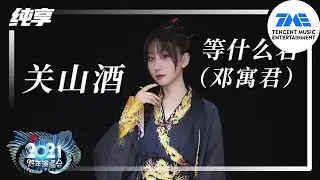 纯享：等什么君《关山酒》 | 2021江苏卫视跨年演唱会 | 腾讯音乐TME | 2021音乐流行