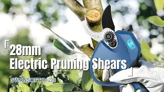 2023 New Upgraded 28mm Cordless Electric Pruning Shears【Swansoft Pru28】