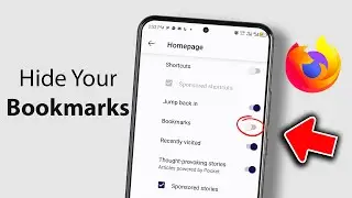 Hide Bookmarks in Firefox Mobile &ndash; Easy Tutorial!