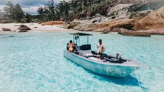 Relaxing Island Paradise Beach: Ocean Peaceful Ambience with Stunning Drone Footage