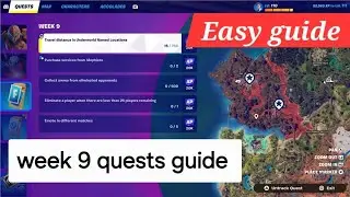 How to complete week 9 quests in Fortnite - all week 9 challenges chapter 5 season 4