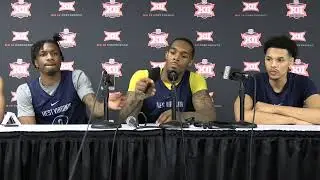 BlueGoldNews.com: WVU Mens Basketball Kedrian Johnson Jimmy Bell Tre Mitchell 3/7/23