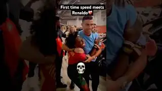 Speed meets Ronaldo for the first time❤️&zwj;🩹
