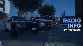 FiveM Radio info script for LSPD/EMS/LSFD (2025)